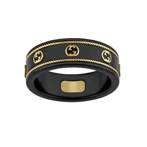 gucci icon ring with interlocking g